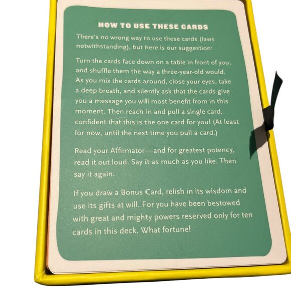 KNOCK KNOCK Affirmators! Family Daily Affirmations Cards for Families Self Help - Picture 4 of 5